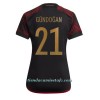 Camiseta de fútbol Alemania Ilkay Gundogan 21 Segunda Equipación Mundial 2022 - Mujer